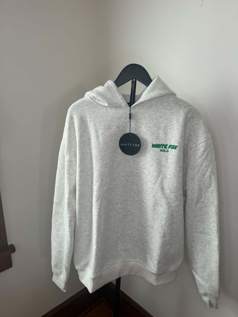 White Fox Vol. 3 Gray Graphic Hoodie NWT - M/L